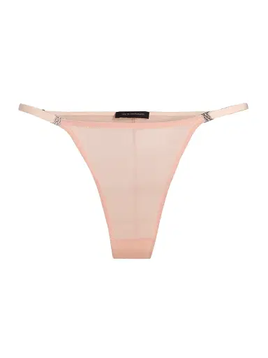 Kiki de Montparnasse Women's Brienne Mesh Thong - Buff - Size XL | Thumbnail 1