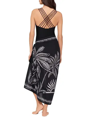 Magicsuit Women's Hearts Of Palm Pareo - Black Multi | Thumbnail 4 Magicsuit Women's Hearts Of Palm Pareo - Black Multi | Thumbnail 4