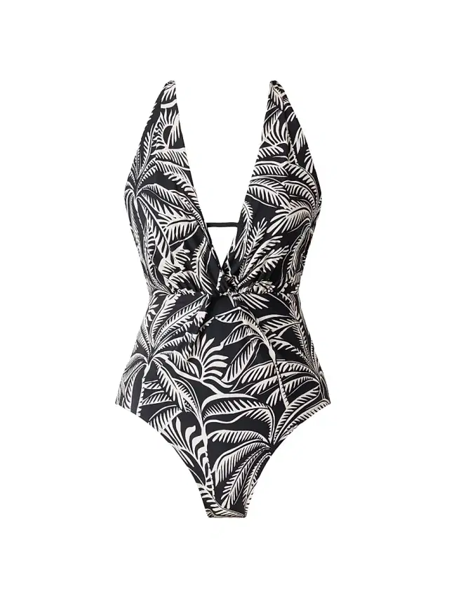 Women's Hearts Of Palm Joelle One-Piece Swimsuit - Black Multi