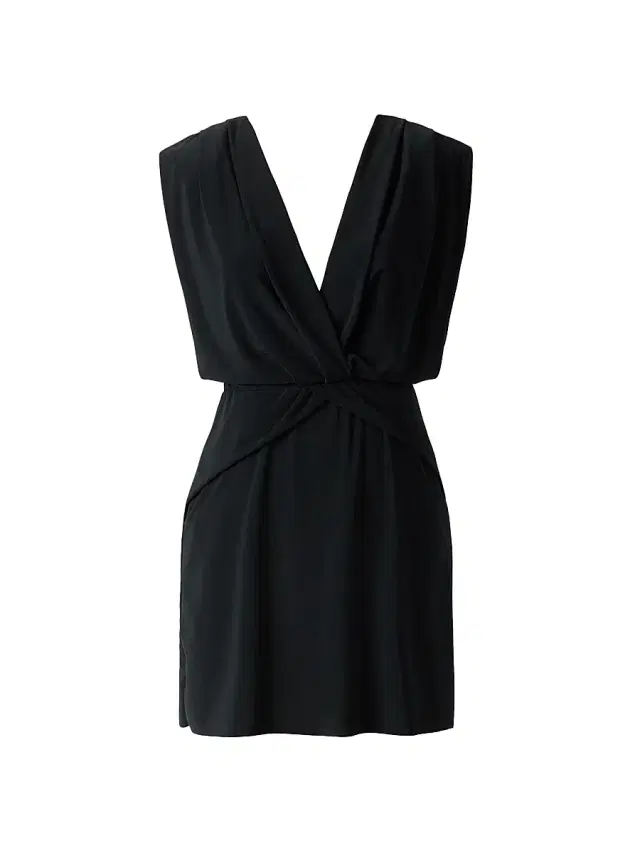 Magicsuit Women's Cover-Ups Surplice Plunge Dress - Black