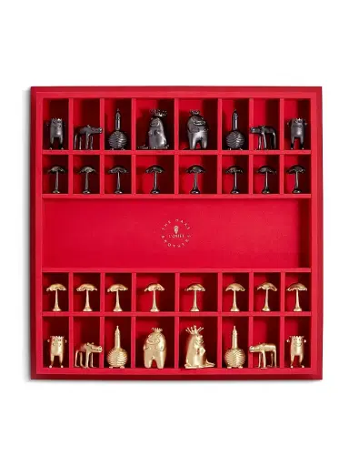 L'Objet Haas Brothers Chess Set - Black | Thumbnail 2 L'Objet Haas Brothers Chess Set - Black | Thumbnail 2