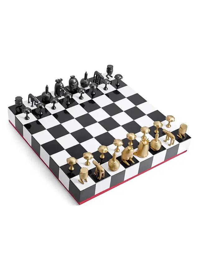 L'Objet Haas Brothers Chess Set - Black