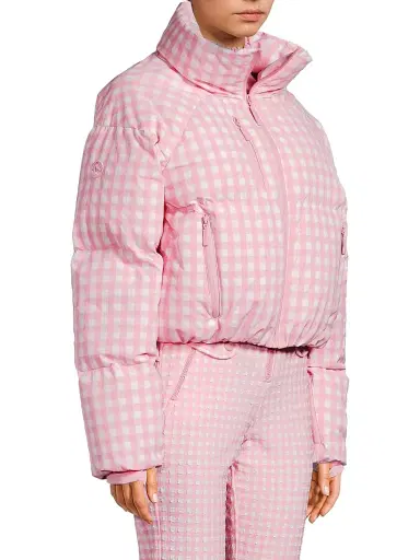 Cordova Women's Cortina Gingham Ski Jacket - Peony Gingham - Size Large | Thumbnail 4