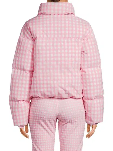 Cordova Women's Cortina Gingham Ski Jacket - Peony Gingham - Size Large | Thumbnail 5