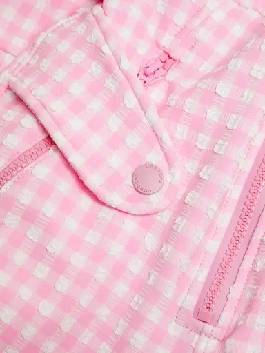 Cordova Women's Cortina Gingham Ski Jacket - Peony Gingham - Size Large | Thumbnail 6