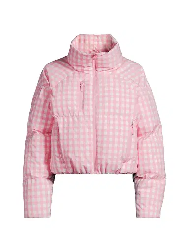 Cordova Women's Cortina Gingham Ski Jacket - Peony Gingham - Size Large | Thumbnail 1