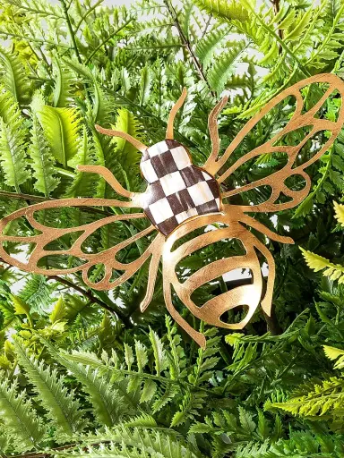 MacKenzie-Childs Bee Stake Faux Potted Fern | Thumbnail 2 MacKenzie-Childs Bee Stake Faux Potted Fern | Thumbnail 2