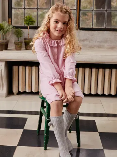 Petite Plume Baby Girl, Little Girl's & Girl's Flannel Victoria Nightgown - Pink | Thumbnail 4 Petite Plume Baby Girl, Little Girl's & Girl's Flannel Victoria Nightgown - Pink | Thumbnail 4
