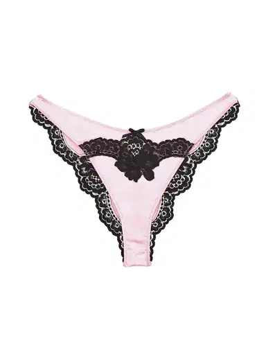 Fleur du Mal Women's x Marilyn Monroe All About Eve Silk Cheeky Briefs | Thumbnail 1