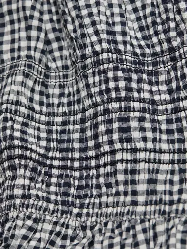 DÔEN Women's Quinley Gingham Cotton Scoopneck Midi-Dress | Thumbnail 7