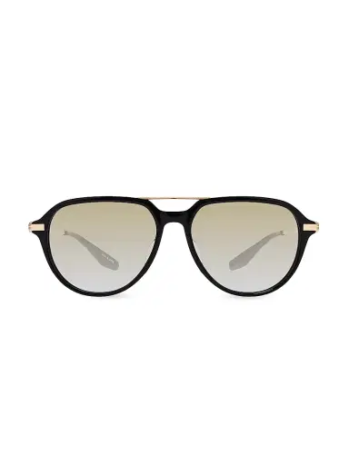 BARTON PERREIRA Men's Dunn 55MM Aviator Sunglasses - Black Gold | Thumbnail 2