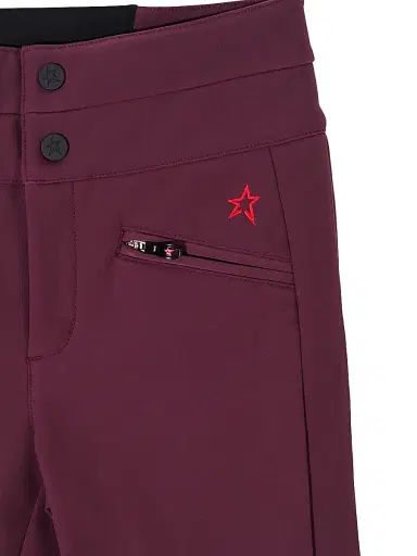 Perfect Moment Little Girl's & Girl's Aurora Flare Ski Pants - Burgundy | Thumbnail 3