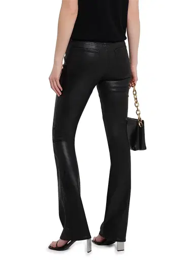 L'Agence Women's Selma High-Rise Coated Baby Boot-Cut Jeans - Black Coated - Size 32 | Thumbnail 4 L'Agence Women's Selma High-Rise Coated Baby Boot-Cut Jeans - Black Coated - Size 32 | Thumbnail 4