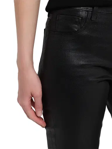 L'Agence Women's Selma High-Rise Coated Baby Boot-Cut Jeans - Black Coated - Size 32 | Thumbnail 5 L'Agence Women's Selma High-Rise Coated Baby Boot-Cut Jeans - Black Coated - Size 32 | Thumbnail 5