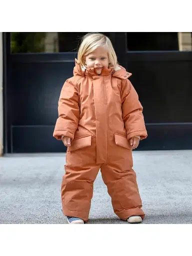 7AM Baby Girl's Snowsuit - Spice Quil - Size 3 | Thumbnail 6