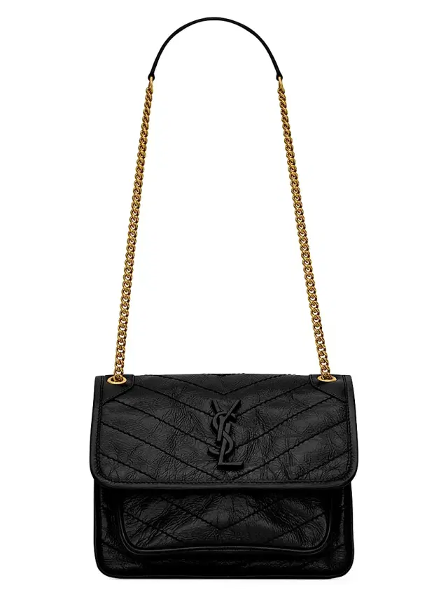 Women's Niki Baby in Vintage Leather - Nero