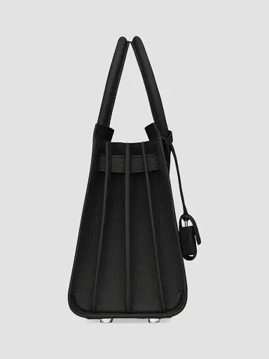 Saint Laurent Women's Sac De Jour Baby Top Handle Bag In Grained Leather | Thumbnail 4