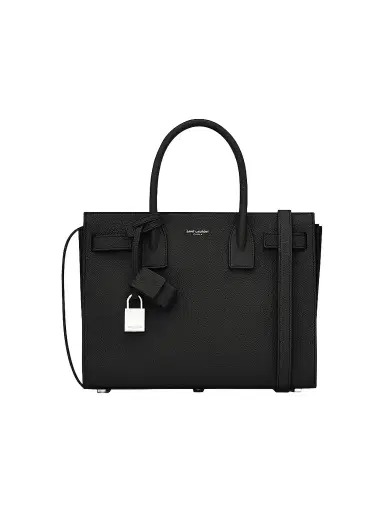 Saint Laurent Women's Sac De Jour Baby Top Handle Bag In Grained Leather | Thumbnail 1