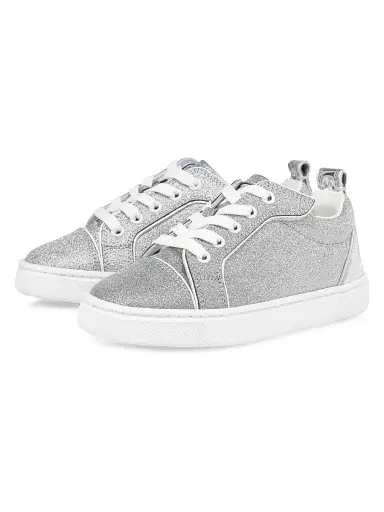 Christian Louboutin Little Boy's & Boy's Funnyto Sneakers - Silver 1 (Child) | Thumbnail 2