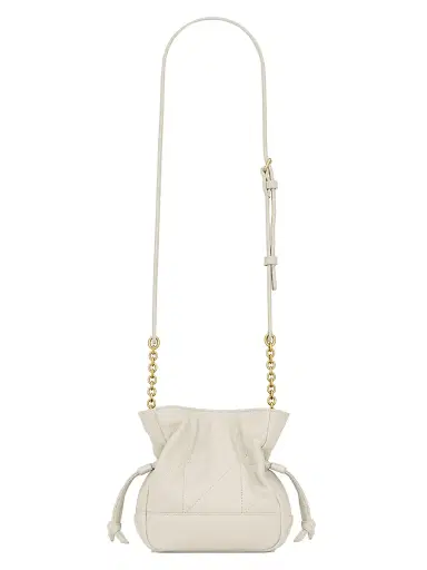 Saint Laurent Women's Jamie Mini Shoulder Pouch in Lambskin | Thumbnail 4