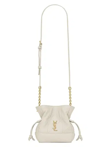 Saint Laurent Women's Jamie Mini Shoulder Pouch in Lambskin | Thumbnail 1