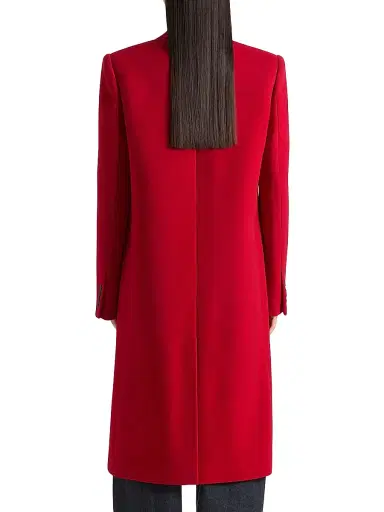 Givenchy Women's Coat in Wool - Dark Red | Thumbnail 3 Givenchy Women's Coat in Wool - Dark Red | Thumbnail 3
