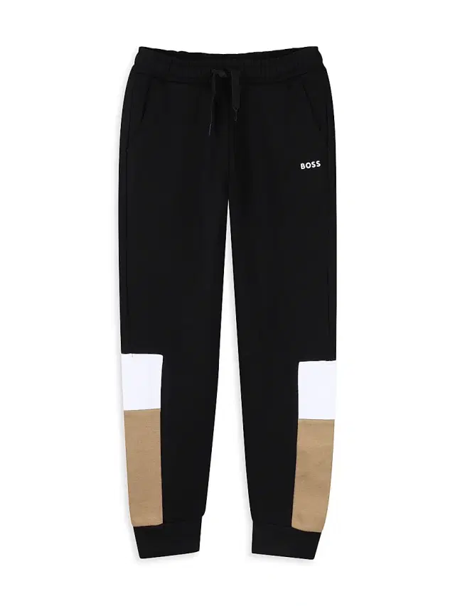 BOSS Little Boy's & Boy's Fleece Joggers - Black