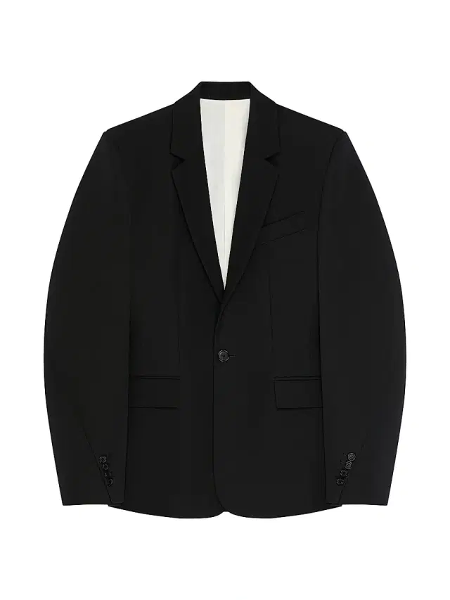 Givenchy Men's Single-Breasted Form Fit Jacket in Wool - Black