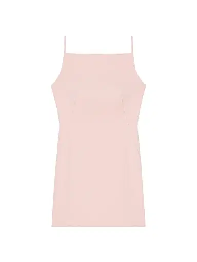 Givenchy Women's Sliced Mini Dress in Crepe Cady - Silk Pink - Size 10 | Thumbnail 1