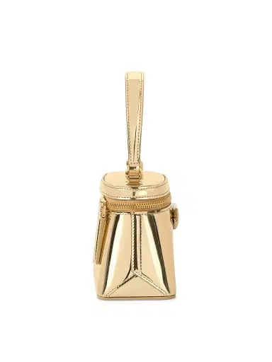 Givenchy Women's Antigona Vanity Bag in Mirror Effect Leather - Golden | Thumbnail 2