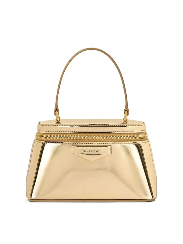 Givenchy Women's Antigona Vanity Bag in Mirror Effect Leather - Golden