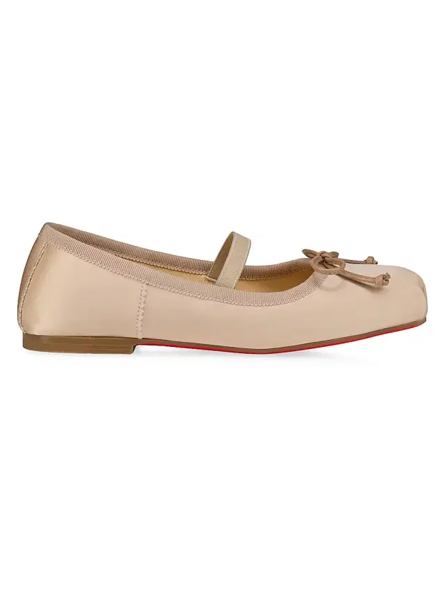 Christian Louboutin Little Girl's & Girl's Baballet Shoes - Blush 2.5 (Child)