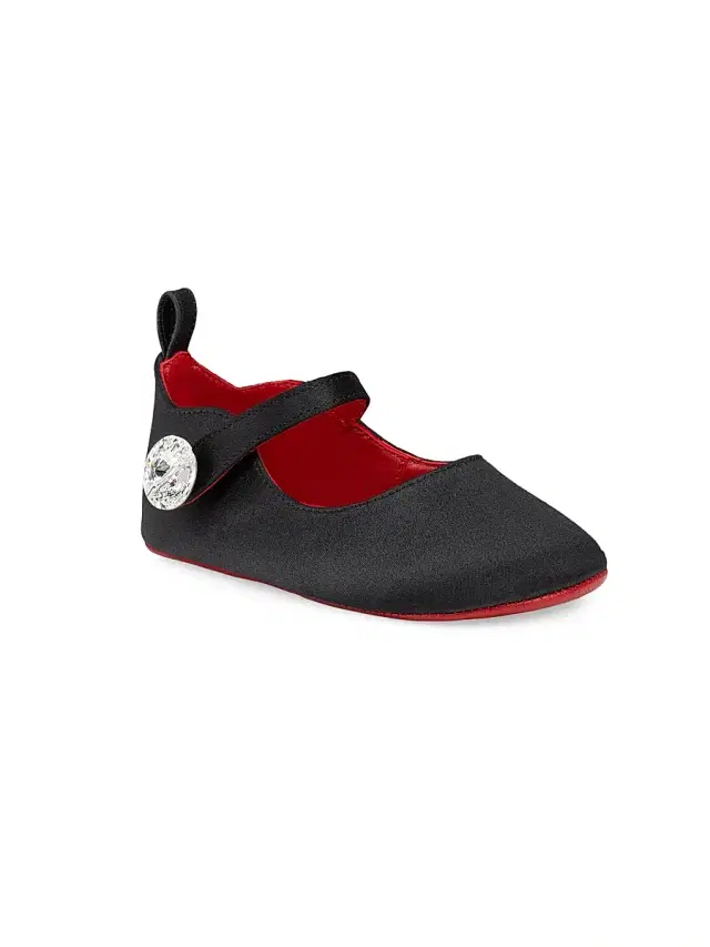 Baby's Love Chick Strass Ballerinas - Black 4 (Baby)