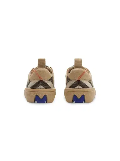 Burberry Baby's, Little Kid's & Kid's Check Canvas Sneakers - Sand Check - Size 9.5 (Toddler) | Thumbnail 3