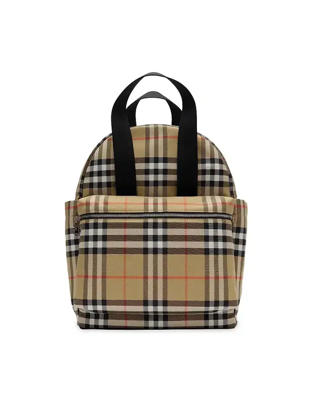 Burberry Baby's Check Changing Backpack - Sand Check