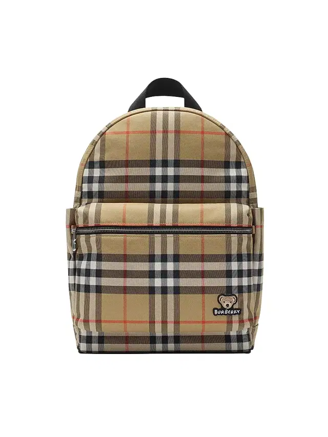 Burberry Kid's Huey Medium Check Backpack - Beige