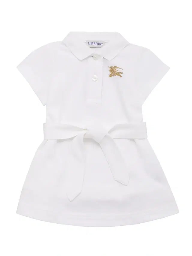 Burberry Baby Girl's & Little Girl's Polo Shirtdress - White 6 Months