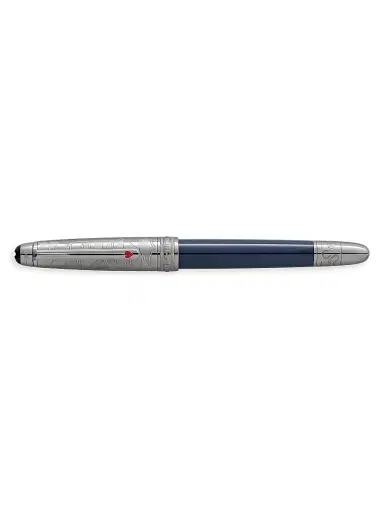Montblanc Meisterstück Around The World In 80 Days Doué Classique Rollerball Pen - Blue | Thumbnail 6