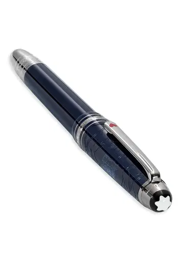 Montblanc Meisterstück Around The World In 80 Days Classique Rollerball Pen - Blue | Thumbnail 2 Montblanc Meisterstück Around The World In 80 Days Classique Rollerball Pen - Blue | Thumbnail 2
