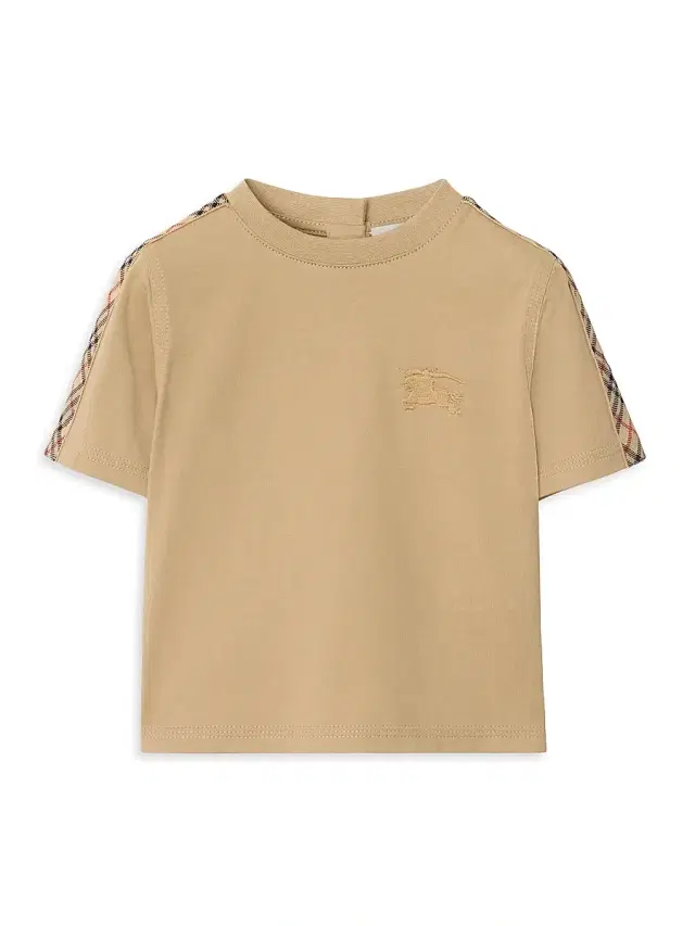 Baby's, Little Boy's & Boy's EKD Check Cotton T-Shirt - Sand 18 Months