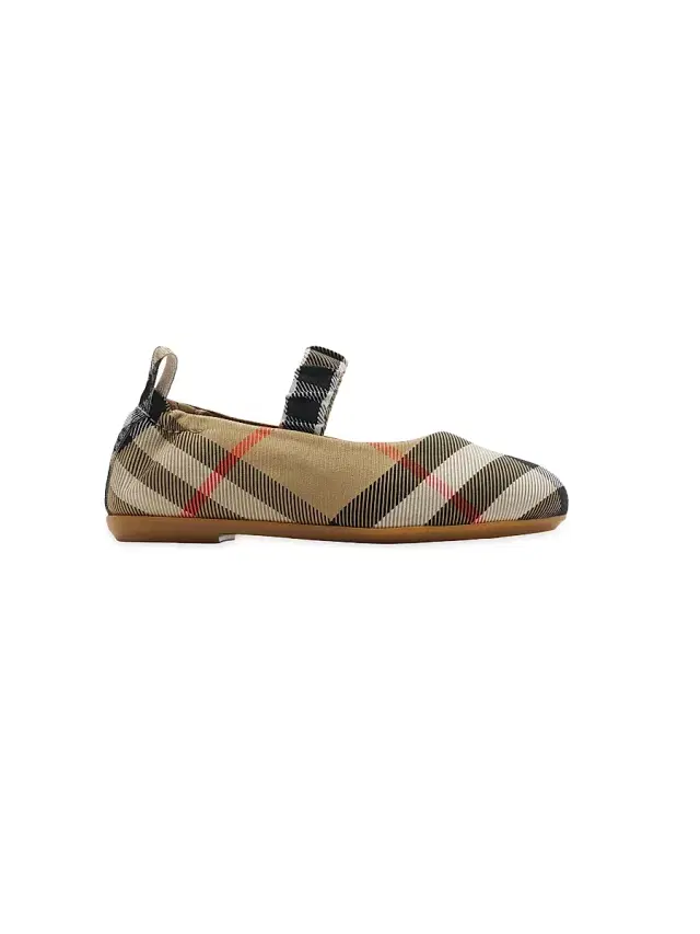 Baby Girl's & Little Girl's Chaterley Mary Jane Shoes - Sand Check 9.5 (Toddler)