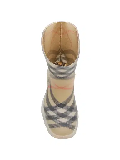 Burberry Little Kid's & Kid's Marsh Check Rain Boots | Thumbnail 3 Burberry Little Kid's & Kid's Marsh Check Rain Boots | Thumbnail 3