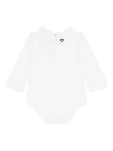 Marie-Chantal Baby's Little Bear Embroidered Bodysuit - White - Size 24 Months | Thumbnail 1 Marie-Chantal Baby's Little Bear Embroidered Bodysuit - White - Size 24 Months | Thumbnail 1