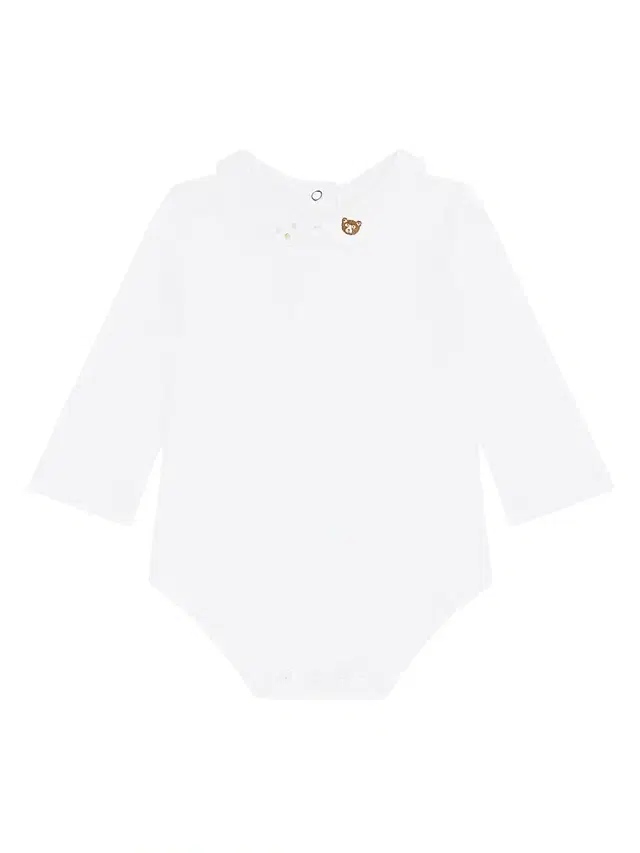 Marie-Chantal Baby's Little Bear Embroidered Bodysuit - White 24 Months