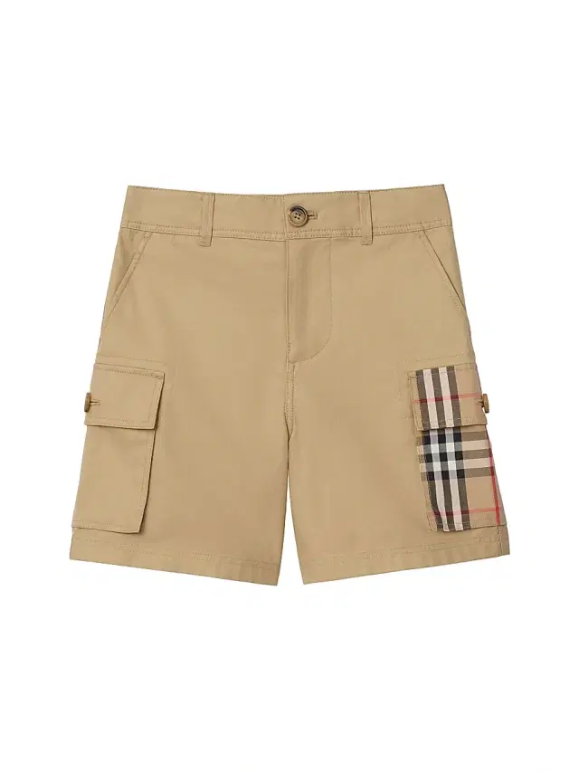 Baby Boy's, Little Boy's & Boy's Oscar Check Pocket Cargo Shorts - Sand