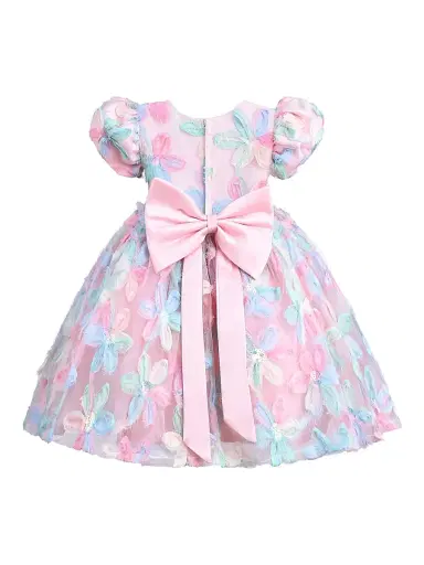 Mimi Tutu Little Girl's & Girl's Daisy Dress - Blue | Thumbnail 2 Mimi Tutu Little Girl's & Girl's Daisy Dress - Blue | Thumbnail 2