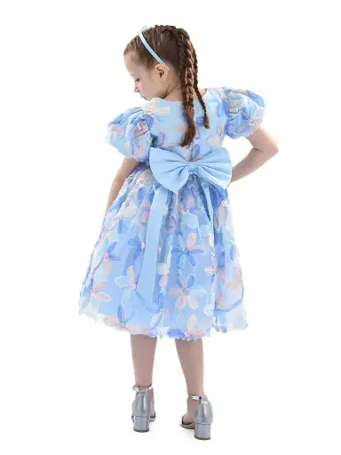 Mimi Tutu Little Girl's & Girl's Daisy Dress - Blue | Thumbnail 11 Mimi Tutu Little Girl's & Girl's Daisy Dress - Blue | Thumbnail 11