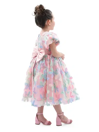 Mimi Tutu Little Girl's & Girl's Daisy Dress - Blue | Thumbnail 4 Mimi Tutu Little Girl's & Girl's Daisy Dress - Blue | Thumbnail 4