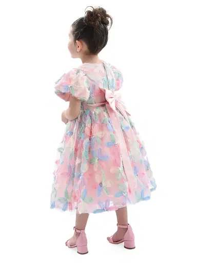 Mimi Tutu Little Girl's & Girl's Daisy Dress - Blue | Thumbnail 5 Mimi Tutu Little Girl's & Girl's Daisy Dress - Blue | Thumbnail 5