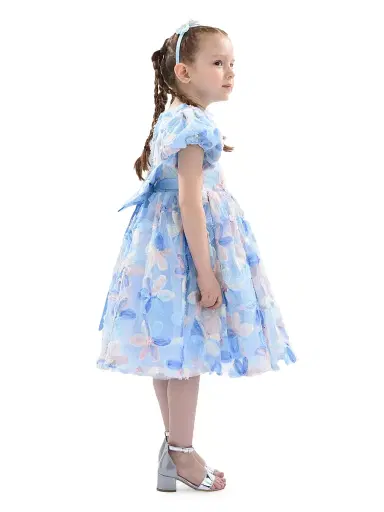 Mimi Tutu Little Girl's & Girl's Daisy Dress - Blue | Thumbnail 10 Mimi Tutu Little Girl's & Girl's Daisy Dress - Blue | Thumbnail 10
